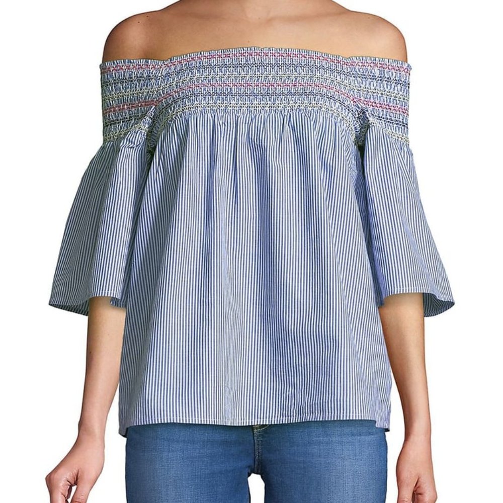 Nordstrom beachlunchlounge off the shoulder top